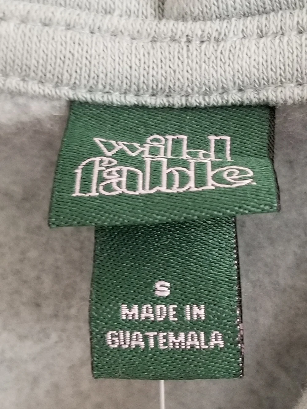 NWT Wild Fable Sage Green Snow Bunny Graphic Hoodie Sweatshirt Size Small - Picture 6 of 7